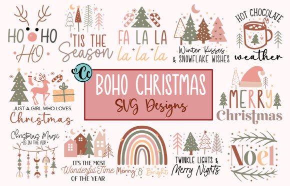 Boho Christmas SVG Bundle Review