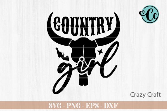 Country Girl, Western Svg