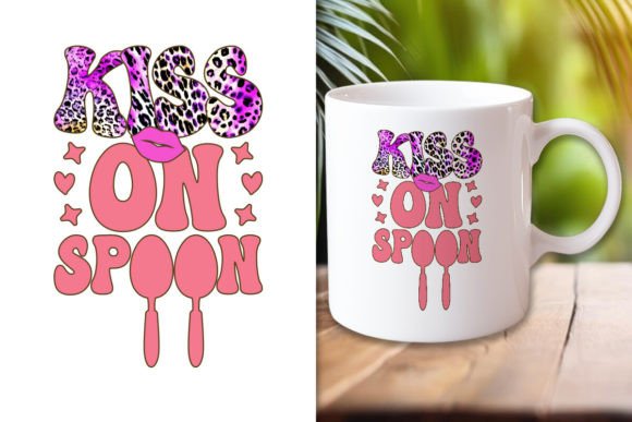 Kiss on Spoon Valentine's Day Design