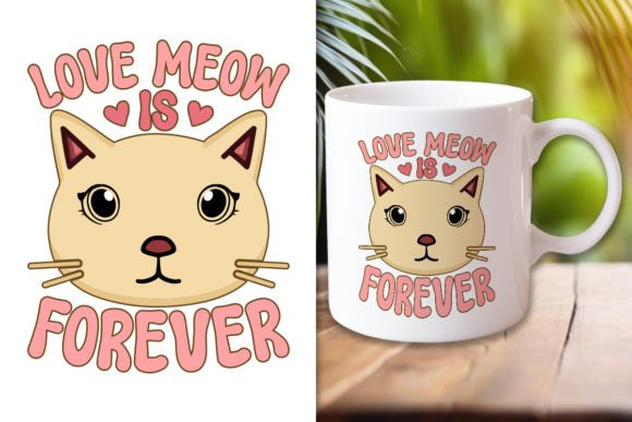 Love Meow Valentine's Day Design