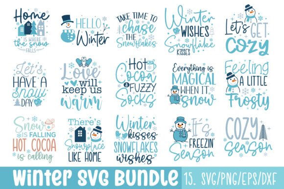 Winter SVG Bundle: Holiday Design Review