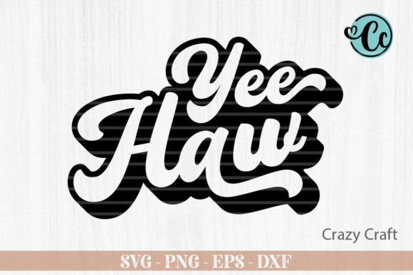 Yee Haw Groovy Design, Western Svg